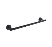Porte-serviettes en laiton noir mat, porte-brosse de toilette, distributeur de savon, barre porte-serviette unique, crochet de salle de bain, accessoires de salle de bain, design moderne et élégant