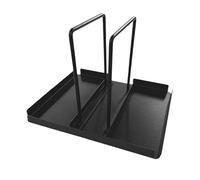 Porte-serviettes en métal compact et rotatif pour petits espaces
