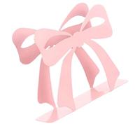 Porte-serviettes en métal sur le thème des jolis nœuds roses, à mouchoirs décoratif, ajoutez une touche de sophistication pour les vieux propriétaires de mouchoirs de Table