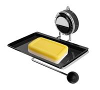 Porte-serviettes en papier à ventouse - Support pour rouleaux de mouchoirs en acier inoxydable, étagère de rangement murale | Solution de rangement pour salle de bain et cuisine, pour contenir les ser