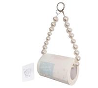 Porte-serviettes En Papier Adhésif - Crochet À Serrviettes 15x10x3cm | Cintre À Rouleaux Perlés | Cintre Pour Rouleaux De Papiier | Porte-rouleau De Papier Toilette | Supports Muraux Pour Serviettes E