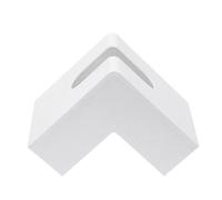 Porte - serviettes en papier Angle droit Bureau Serviette Papier Mallette De Rangement Tissu Support La Boîte Organisateur Cuisine Salon Chambre Décor(White)