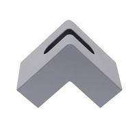 Porte - serviettes en papier Angle droit Bureau Serviette Papier Mallette De Rangement Tissu Support La Boîte Organisateur Cuisine Salon Chambre Décor(Gray)