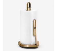 Porte-serviettes en papier bras tendu simplehuman en laiton et acier inoxydable dor