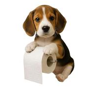 Porte-serviettes en papier - Distributeur de papier toilette en forme de chien, décoration amusante | Accessoire de maison pour cuisine, chambre à coucher, salle de bain, organiseur mignon, pratique