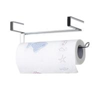 Porte-serviettes en papier - Élégant porte-rouleau de papier essuie-tout sans perçage nécessaire | Organiseur de mouchoirs sans perforation | Porte-rouleau de cuisine au-dessus de la porte pour