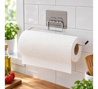Porte-serviettes en papier en acier inoxydable, support de rangement pour rouleaux de cuisine pour organiser le nettoyage du comptoir et la préparation des repas