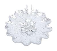 Porte-Serviettes en Papier en métal Minimaliste Moderne, Plateau Rond avec Barre lestée pour la Maison, Le Bureau, Le Bar, Le Salon de thé, l'hôtel (Argent)