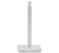 Porte-serviettes en papier marbré blanc de 31,8 cm fait à la main pour table de cuisine - Porte-serviettes en papier pour comptoir, porte-serviettes de cuisine pour accessoires de cuisine