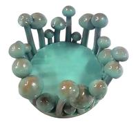 Porte-serviettes en papier mignon, porte-serviettes en papier mignon, cadeaux de champignons en résine de 6x4 pouces, bougie créative pour le café et le bar du bureau à domicile