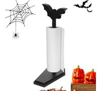 Porte-serviettes en papier | Porte-mouchoirs de cuisine Halloween Chauve-souris - Accessoires distributeur d'étagère Décoration effrayante pour l'intérieur de la ferme, la buanderie, la salle de bain