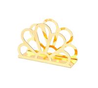 Porte - serviettes en papier Porte-serviettes carré en acier inoxydable plaqué or, porte-serviettes, porte-mouchoirs Vertical for Restaurant occidental(Lace)