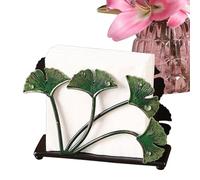 Porte-serviettes en papier - Porte-serviettes droit - Rangement élégant en fer pour comptoir cuisine salle à manger café restaurant style maison de campagne