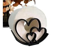 Porte-serviettes en papier, rangement moderne en forme de coeur, support pour rouleaux de papier, pour cuisine, maison, maison, salle de bains, bar, appartement, campeur, armoire de toilette
