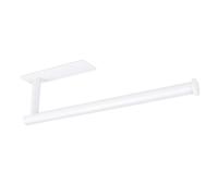 Porte-serviettes en papier, rouleaux d'essuie-tout - pour cuisine, support mural pour cuisine, salle de bain, deux disponibles en adhésif et vis, acier inoxydable blanc