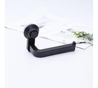 Porte-serviettes en papier sans perforation avec ventouse puissante, en matériau ABS, support mural pour rouleau de papier toilette ou serviettes de cuisine, 10 x 14,5 cm, gris