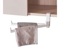 Porte-serviettes en papier sous armoire, Porte-serviettes réglable mural, Pas de perçage, support mural pour serviettes en papier pour cuisine, salle de bain, rangement de cuisine, décoration de Cenrf