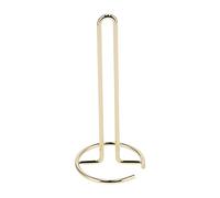 Porte-Serviettes en Papier Support de Rouleau en Fer galvanisé pour comptoir de Cuisine Base Ronde Stable Convient aux Rouleaux Standard et Jumbo doré