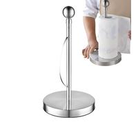 Porte-serviettes en papier sur pied - Base lestée | Support de distributeur de serviettes en papier antidérapant | Support de rouleau durable pour cuisine, salle de bain, comptoir, maison ou bureau