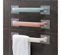 Porte-Serviettes En Plastique Auto-Adhésif Mural Cadre De Salle De Bain Adhésif Étagère De Salle De Bain Pendentif Porte-Pa Toi207