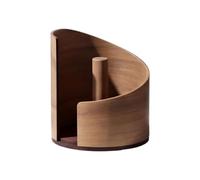 Porte-serviettes en , support rustique en bois, organisateur de | Distributeur de papier essuie-tout pour comptoir, support en bois pour un accès facile | Design autoportant, accent de ferme