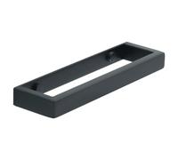 Porte-Serviettes, Ensemble d'accessoires de Salle Bain Noirs Comprenant Un Anneau Porte-Serviettes, des Crochets et Porte-Papier Toilette 50 cm(20cm)