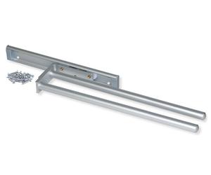 Porte-serviettes extensible 2 bras aluminium anodisé mat 439 mm EMUCA 7054362