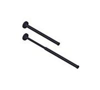 Porte-serviettes extensible Giese 90111-14, longueur 325 - 510 mm, noir mat