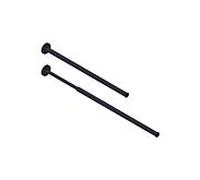 Porte-serviettes extensible Giese 90112-14, longueur 495 - 680 mm, noir mat