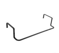 Porte-serviettes fonctionnel pour installations de radiateur qui aide à maintenir l'hygiène en favorisant un séchage plus rapide des serviettes usagées (noir, taille S)