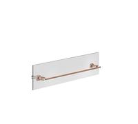 Porte-serviettes Gessi Inciso 600 mm, montage sur paroi en verre, 58617030, Couleur: PVD de cuivre
