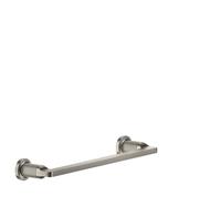 Porte-serviettes Gessi Inciso entraxe 30 cm, 58497149, Couleur: Optique Finox