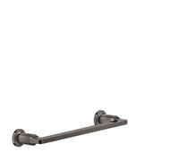 Porte-serviettes Gessi Inciso entraxe 30 cm, 58497706, Couleur: Métal noir PVD