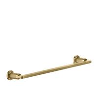 Porte-serviettes Gessi Inciso entraxe 45 cm, 58500727, Couleur: Laiton brossé PVD