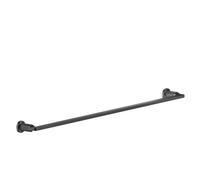 Porte-serviettes Gessi Inciso entraxe 80 cm, 58505707, Couleur: Métal noir brossé PVD