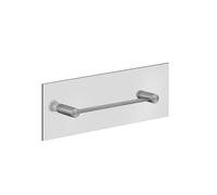 Porte-serviettes Gessi316 300 mm pour montage sur une paroi en verre, 54921707, Couleur: Métal noir brossé PVD