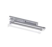 Porte-serviettes Giese 91315-02 double extensible, 380 à 560 mm, chromé