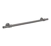hansgrohe Badetuchhalter 42060330 600 mm, polished black chrome, Metall, Wandmontage