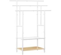 Porte-Serviettes HOOBRO EWN05LB01 avec 3 Barres et 2 Étagères, Support Salle de Bain