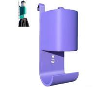 Porte-serviettes latéral compact avec point de montage de bouteille fabriqué par impression 3D pour production à base de PLA (violet)