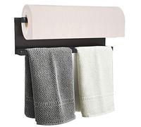Porte-Serviettes magnétique pour réfrigérateur, Porte-Serviettes de Cuisine, Barre magnétique Multifonction fabriqué en Fer, utilisé pour la Cuisine, la Salle de Bain, Les Toilettes, sans perçage