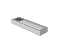 Porte-serviettes ML Design Acier inoxydable 26 cm Argent sans perçage