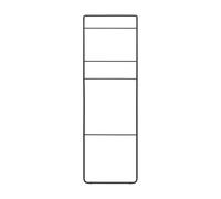 Blomus Porte-serviettes Modo noir LxlxH 13,5x55,5x170cm
