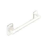Porte-Serviettes Mural À Ventouse Non Perforée, 1 Pièce, Barre Horizontale De Rangement for Salle Bain(White 50cm)
