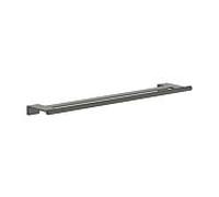 Porte-serviettes mural Hansgrohe AddStoris S 41763340, 2 supports, chrome noir brossé