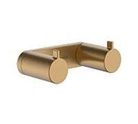 Porte-serviettes mural hansgrohe AddStoris S 41785140, 2 crochets, bronze brossé