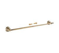Porte-Serviettes Mural réglable pour Salle de Bain, 39 à 69,1 cm, Motif en Laiton Antique, Bronze brossé