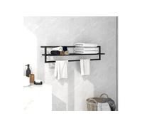 Porte serviettes Noir 95x25x22 cm Fer