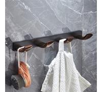 Porte-Serviettes Noir en Or Rose, étagère de Salle de Bains, Porte-Papier, Porte-Serviettes, Porte-Brosse de Toilette, matériel de Salle de Bains, Accessoires de Salle de Bains, Crochets