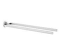 Porte-serviettes pivotant nwb, 2 bras, chromé